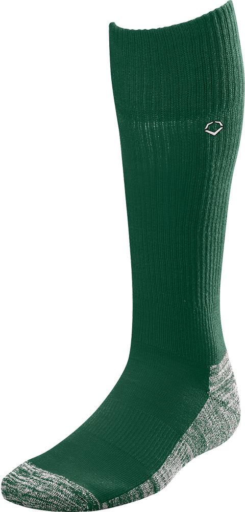 WTV4446 Solid Color Game Socks dark green