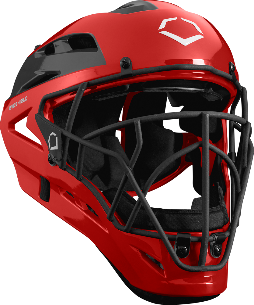 WB5708405 PRO SRZ Adult Catcher Helmet scarlet