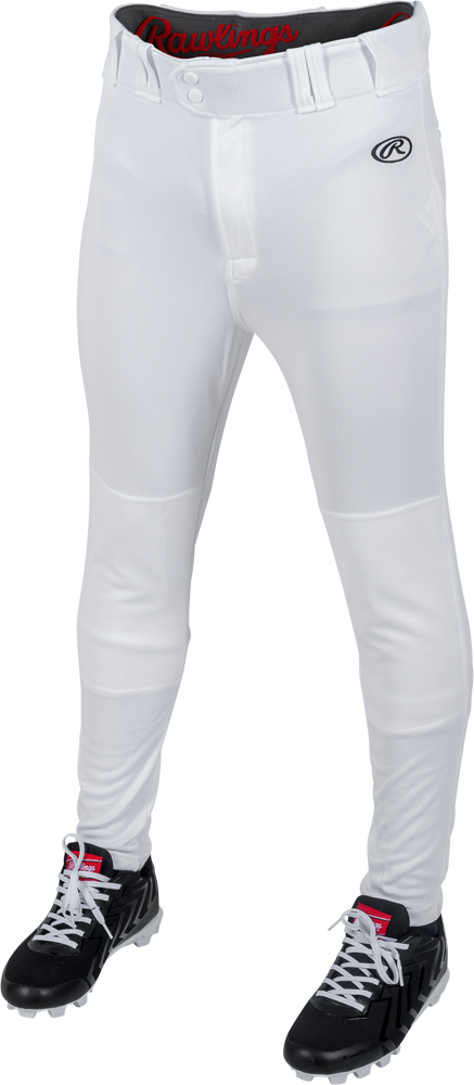 YLNCHJG YOUTH Launch Pro Taper Fit Pant white