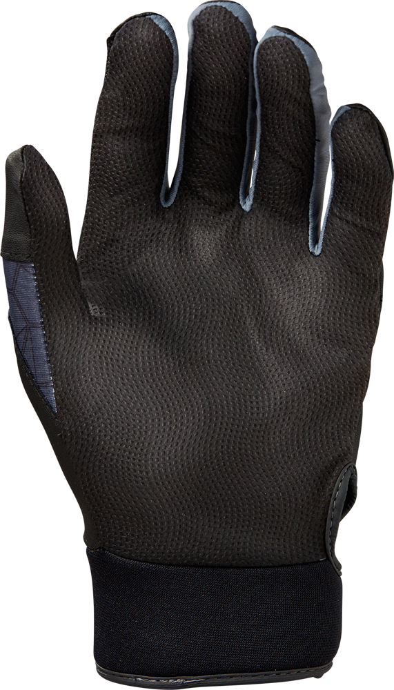 WB5730701 Genuine Adult Batting Glove Pair black