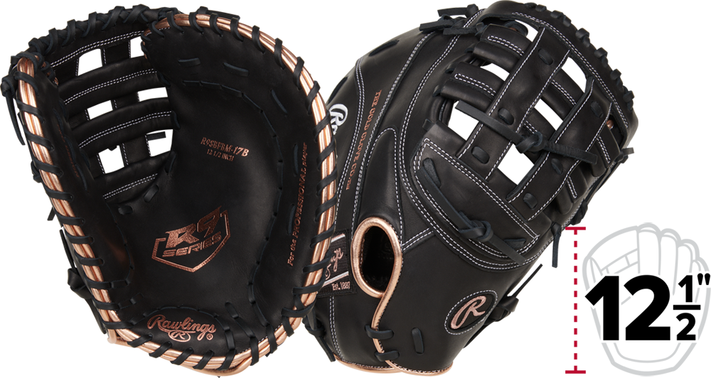 R9 R9SBFBM-17B Fastpitch First Base Mitt