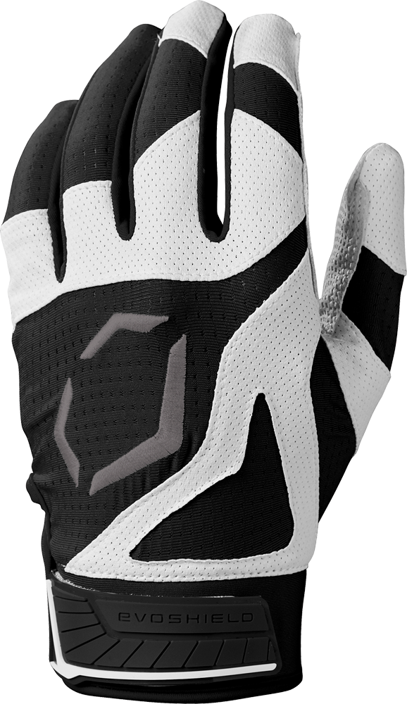 Jugend Batting Gloves EvoShield SRZ1 schwarz Fielder's Choice