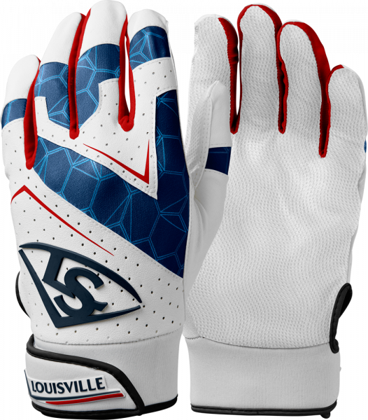 WB5730704 Genuine Adult Batting Glove Pair USA