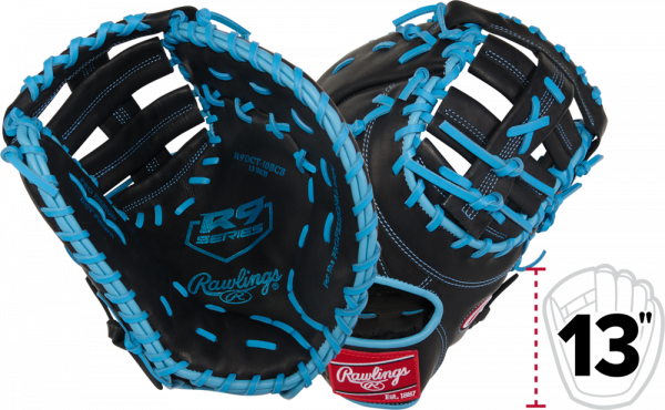 R9 R9DCT-10BCB Baseball First Base Mitt