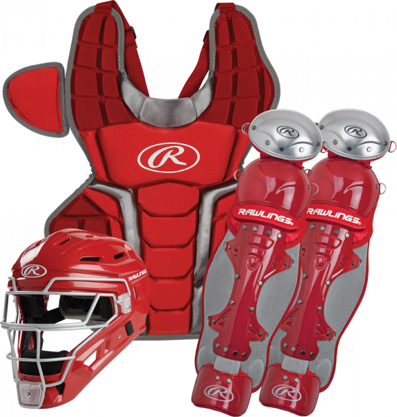 R2CSY Renegade 2.0 Youth Catcher Set scarlet